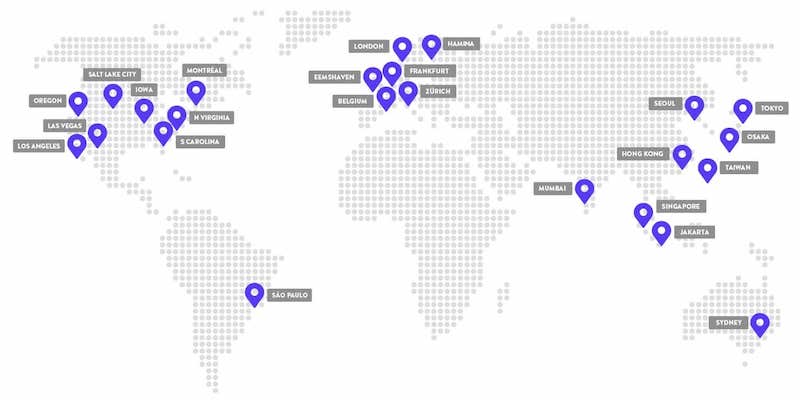 Google Cloud data center locations